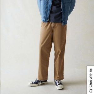 Men’s PacSun Canvas Brown Straight Trousers size Small NWT